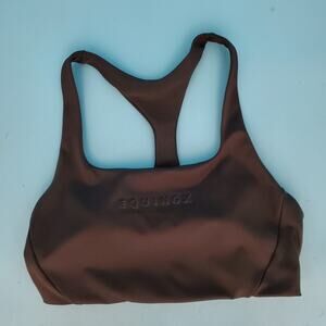 Equinox Sports Bra Size Medium Padded Insert Black